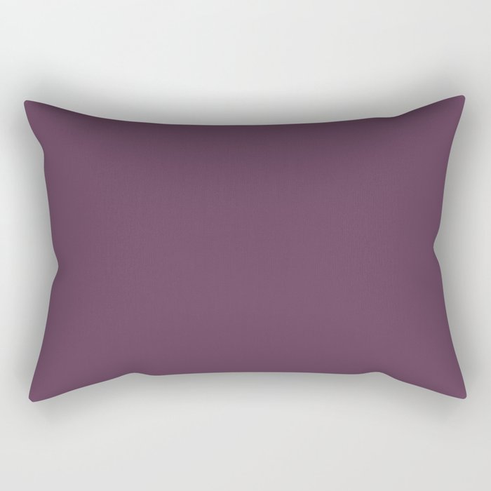 Dark Byzantium -solid color Rectangular Pillow