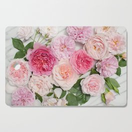 Beautiful Summer Pink Flowers Cutting Board