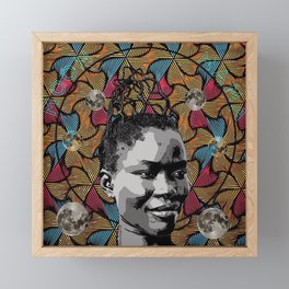 Sika kɔkɔɔ - Moon Mama Series - Framed Mini Art Print