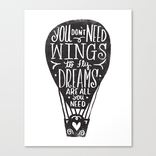 wings & dreams Canvas Print