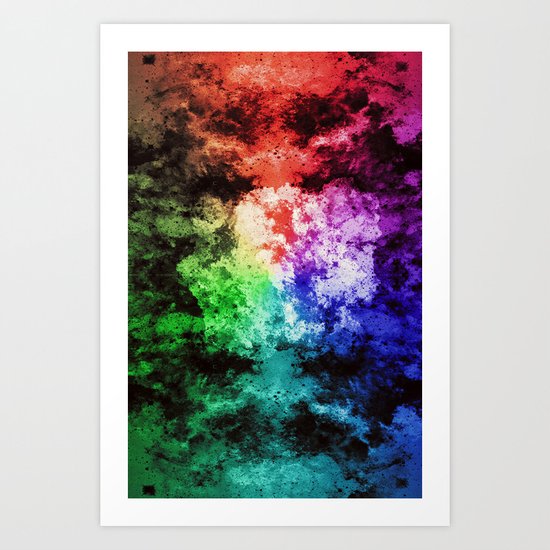 Inner Battle ~ Analog Zine Art Print