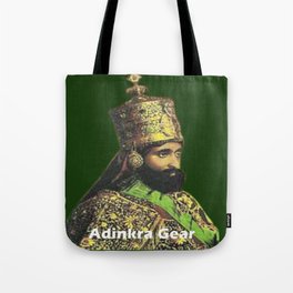 Halie Selassie Adinkra Gear Tote Bag