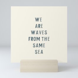 Waves From The Same Sea Mini Art Print