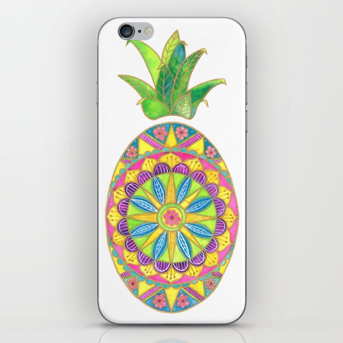 Pineapple Mandala iPhone Skin