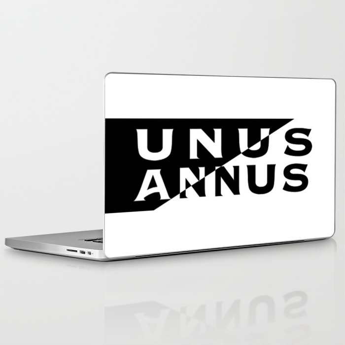 Unus Annus Logo Laptop Ipad Skin By Bingochamp2077 Society6