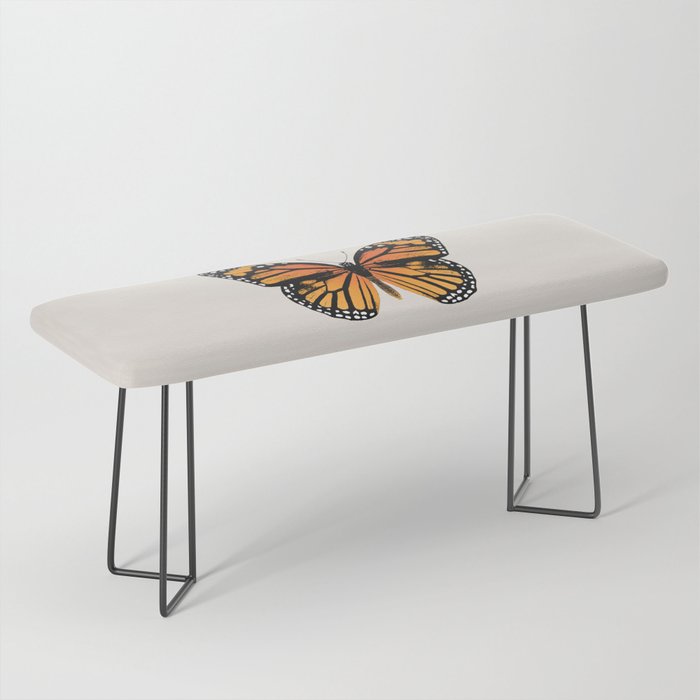 Black butterfly bench shop