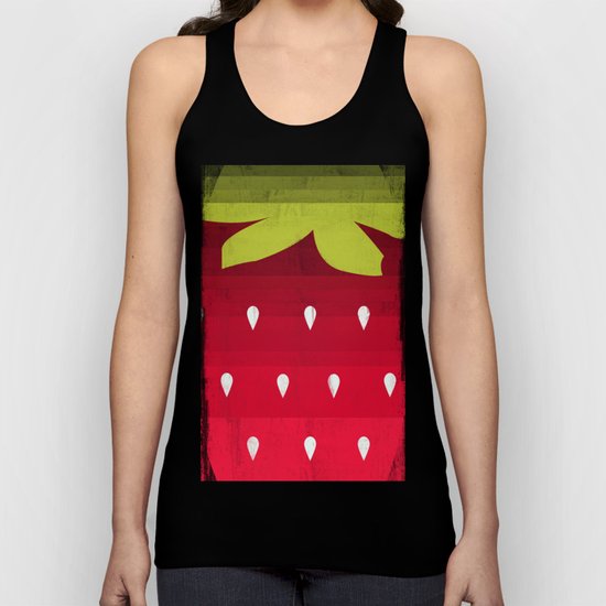Strawberry Unisex Tank Top