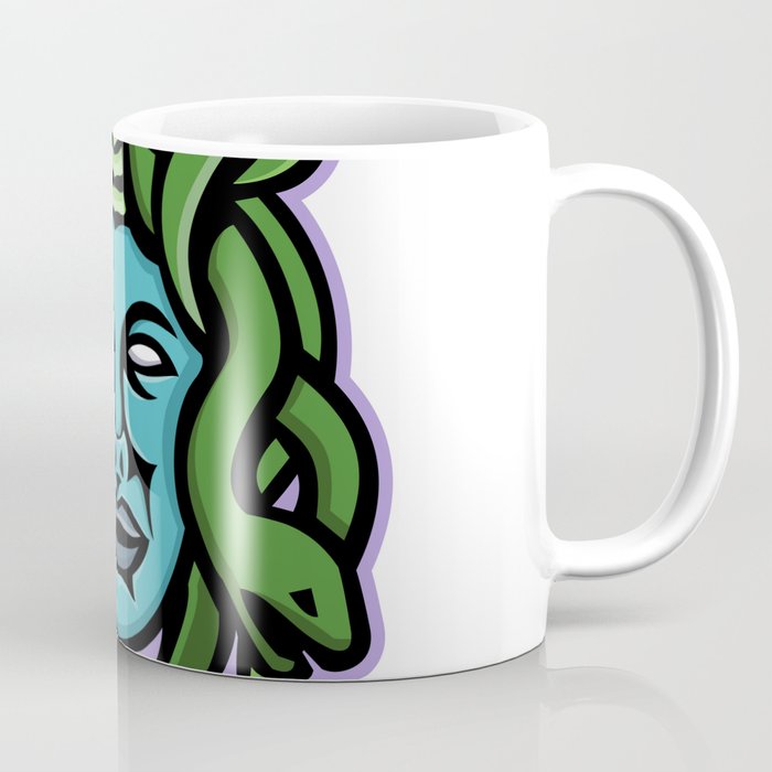 Medusa Greek God Mascot Coffee Mug