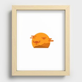 Drone Wars Recessed Framed Print