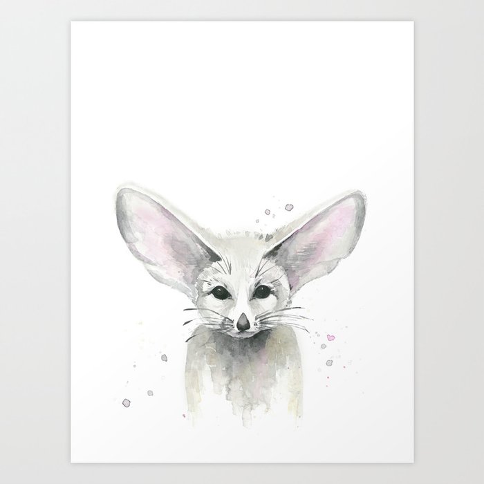 Discover the motif FOX. FENNEC FOX. by Art by ASolo as a print at TOPPOSTER