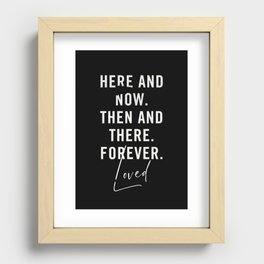 Here and Now Recessed Framed Print