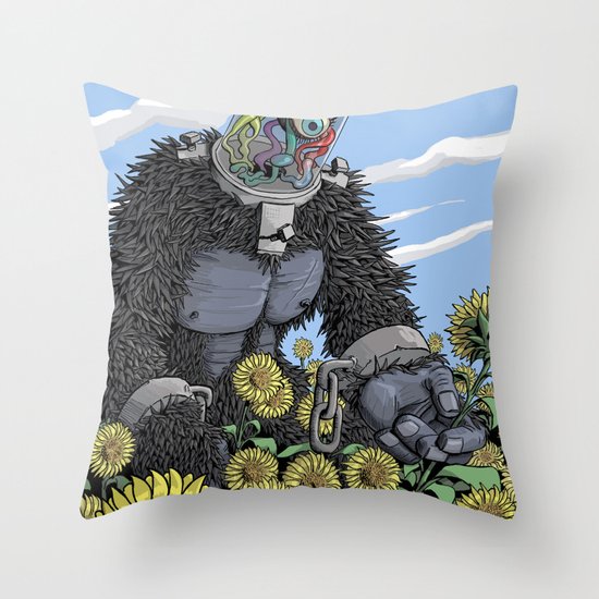 The Unshackled Dream Throw Pillow