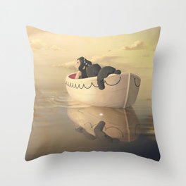 The Life of Tri Throw Pillow
