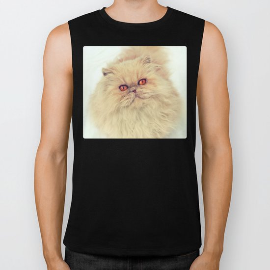 Who are you calling a big ball of fur? Biker Tank
