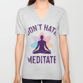 Meditation Yoga Chakra Tantra Buddhism Unisex V-Neck
