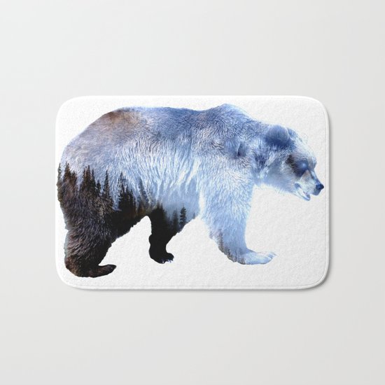 Lazy Bear Bath Mat
