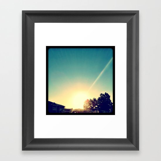 Sun. Framed Art Print
