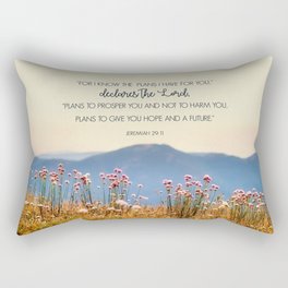 Jeremiah 29:11 Rectangular Pillow
