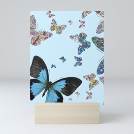 Multicolor Butterflies Mini Art Print