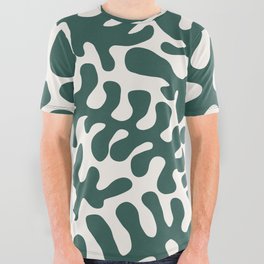 Henri Matisse cut outs seaweed plants pattern 2 All Over Graphic Tee