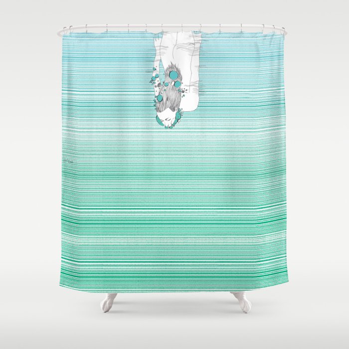 Dive Shower Curtain