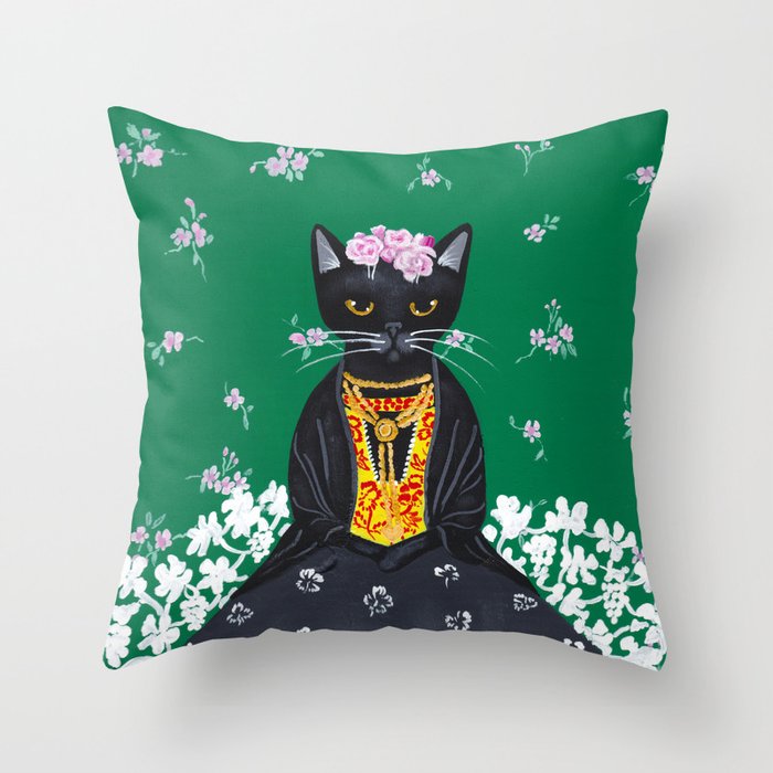 Frida Catlo Throw Pillow