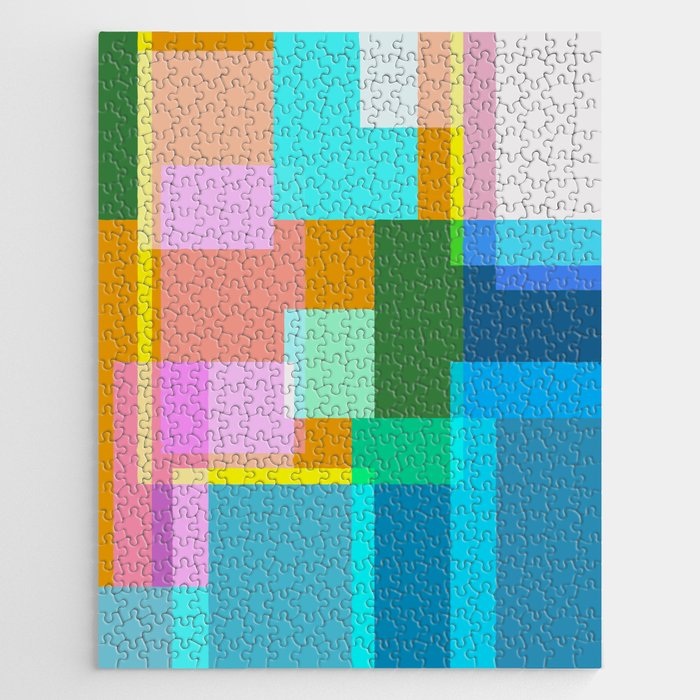 Colorful Geometric Shapes 14  Jigsaw Puzzle