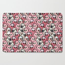 Too Many Birds!™ Pink Parrot Posse Cutting Board