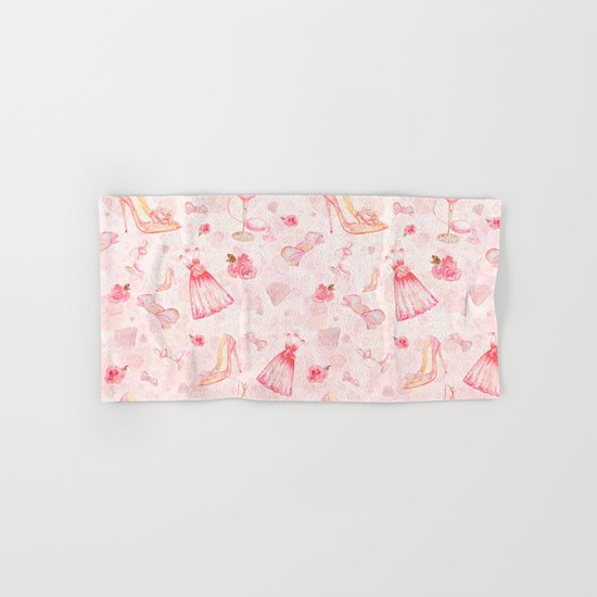 Pink dresses fashion #6 Hand & Bath Towel