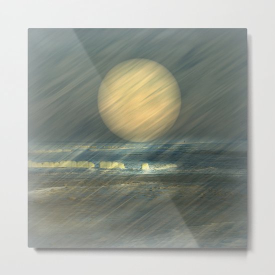 Sea and wind Metal Print