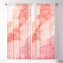 Warm pink waters Blackout Curtain