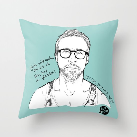 Hey Girl, The Gosling Throw Pillow