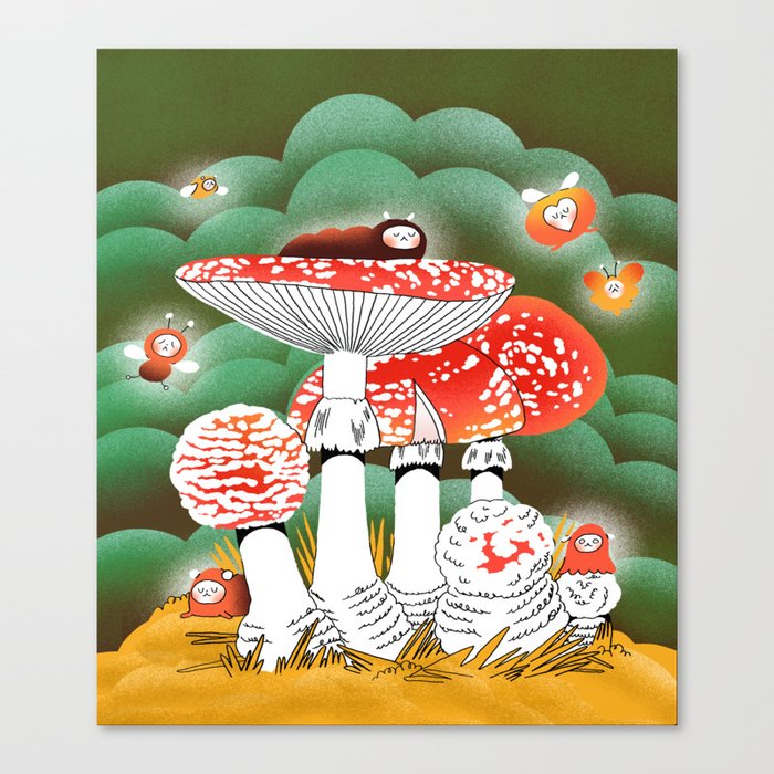 Fly agaric Canvas Print