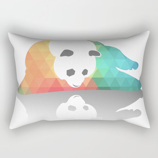 Pandarized Rectangular Pillow