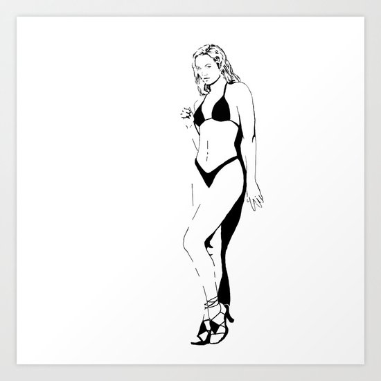Girl Art Print