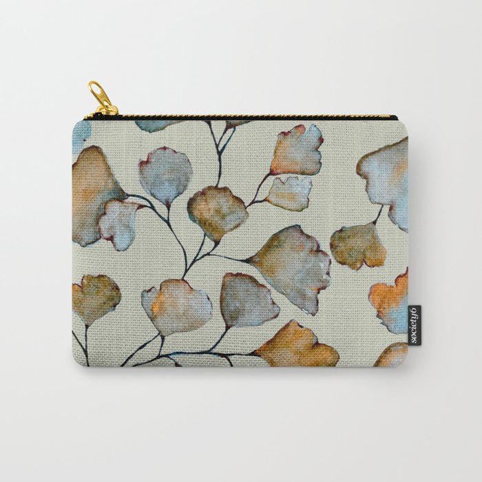 Maidenhair Fern Abstract pattern Carry-All Pouch