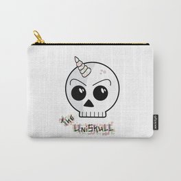 The Uniskull Carry-All Pouch | Awesom, Skull, Vector, Digital, Horn, Graphicdesign, Popart, Unicorn, Cool, Uniskull 
