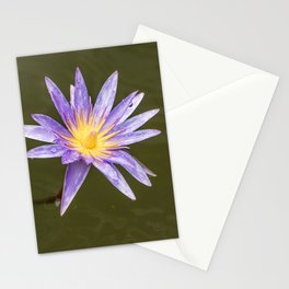 Blue Lotus Stationery Card