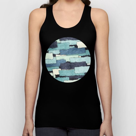 Layers of Colors Pattern Unisex Tank Top