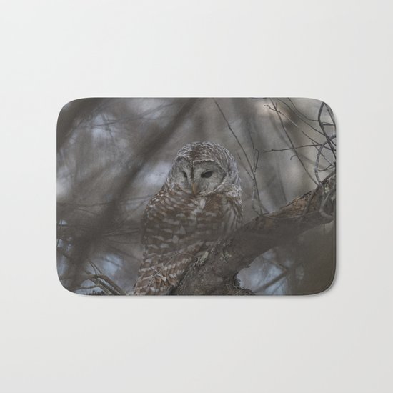 Barred Owl Bath Mat