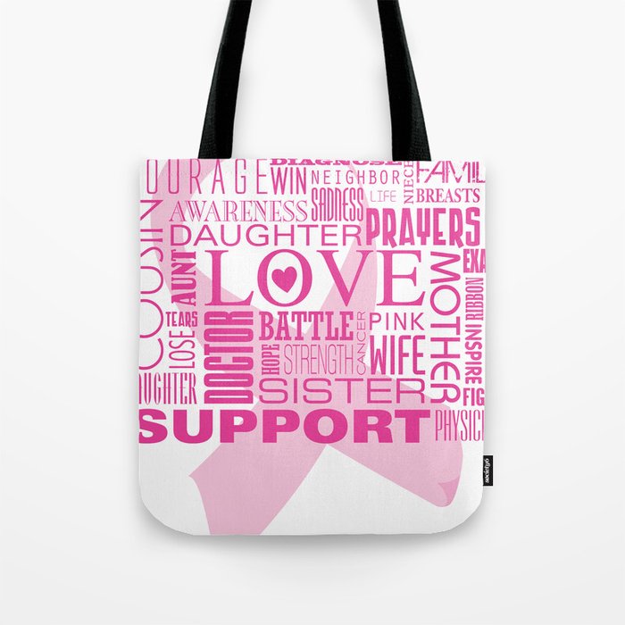 Breast Cancer Awareness Tote Bag