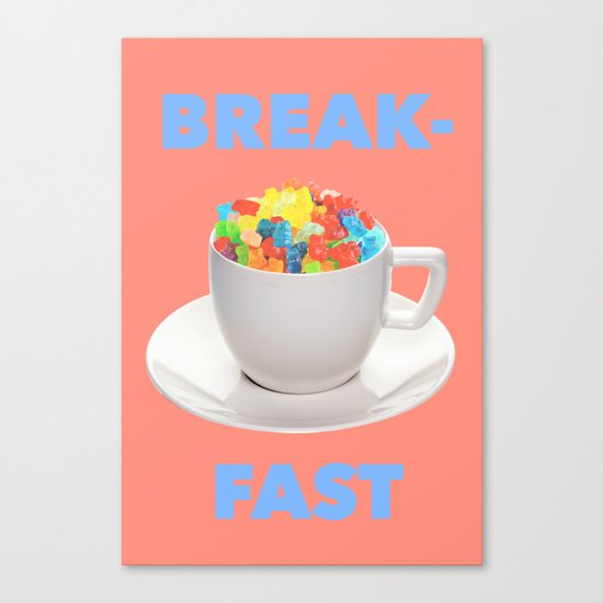 Breakfast Candy Canvas Print