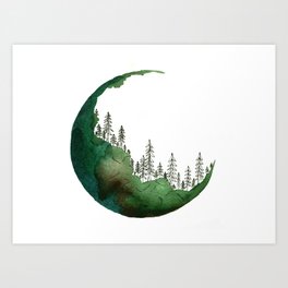 EcoForest Art Print