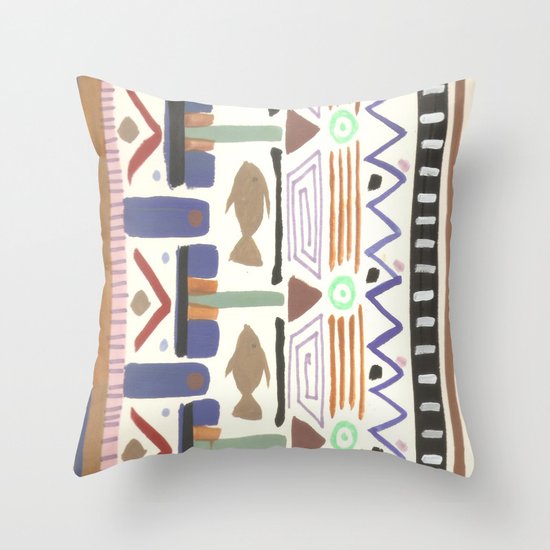 Pattern 004 Throw Pillow