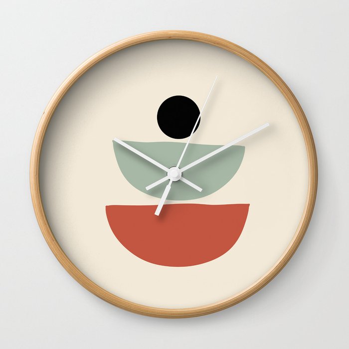 Balance inspired by Matisse 2 Wall Clock