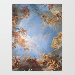 Fresco in the Palace of Versailles Poster
