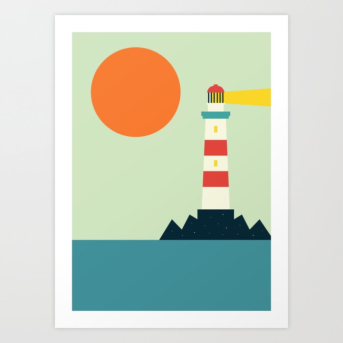 Discover the motif LIGHTHOUSE by Andy Westface as a print at TOPPOSTER