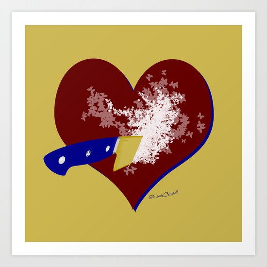 Freeing Butterflies Art Print