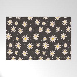 90s Grunge Daisies Welcome Mat