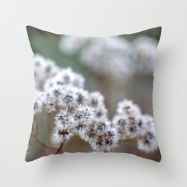 Macro Puffs Throw Pillow